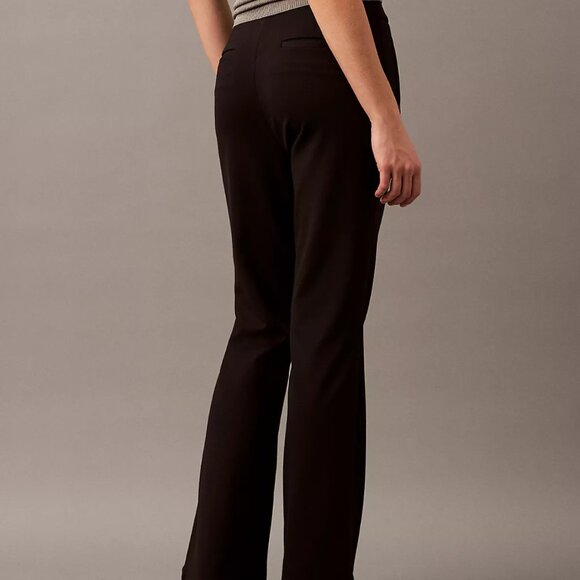 Calvin Klein Ponte Flared Fit Pants - Size 2 - Color Gray - Picture 2 of 8